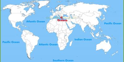 اليونان على خريطة العالم